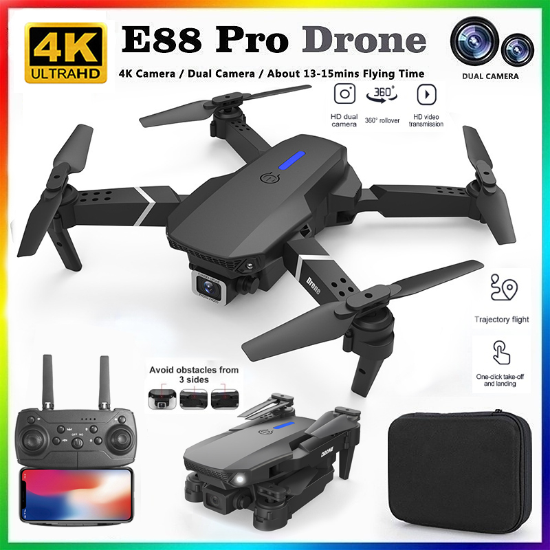 Drone Lidar - 2026 NOVO E88 Drone RC Profissional