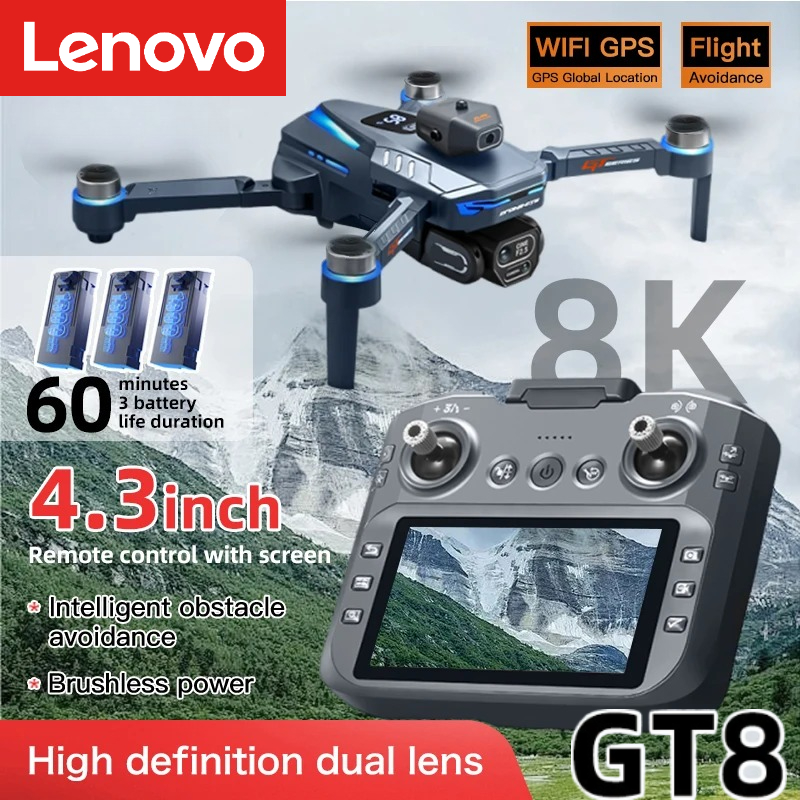 Drone Photogrammetry - Drone Lenovo GT8 8K Profissional com