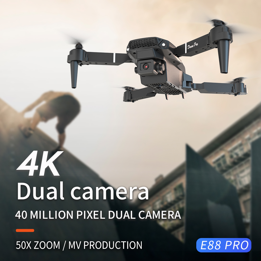 2026 NOVO E88 Drone RC Profiss - Drone Lidar avaliação e preço