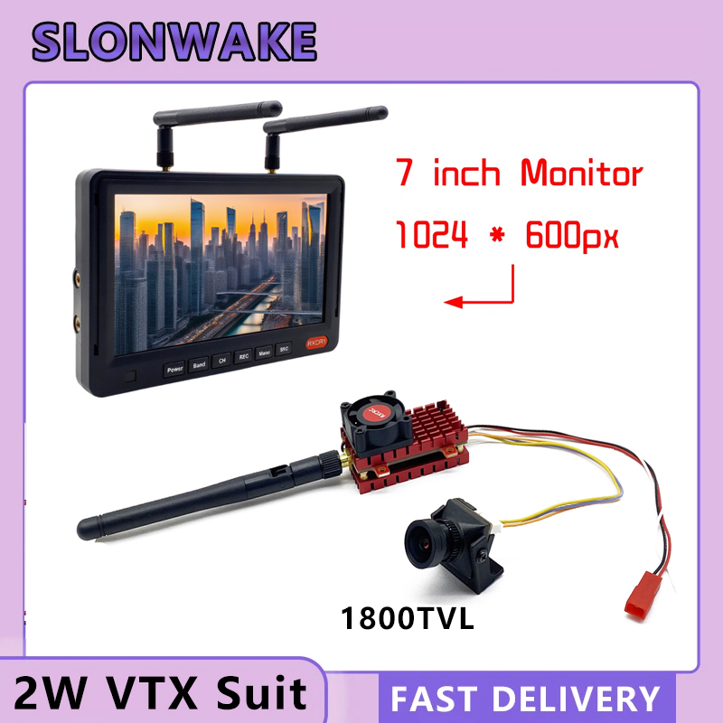 SLONWAKE 5.8G 2W VTX FPV 1800T - Drone Cinematic avaliação e preço