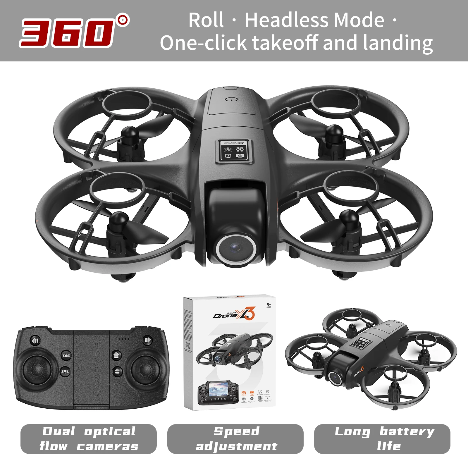 Novo Drone RC YL3 8K 1080P com - Drone Photogrammetry avaliação e preço